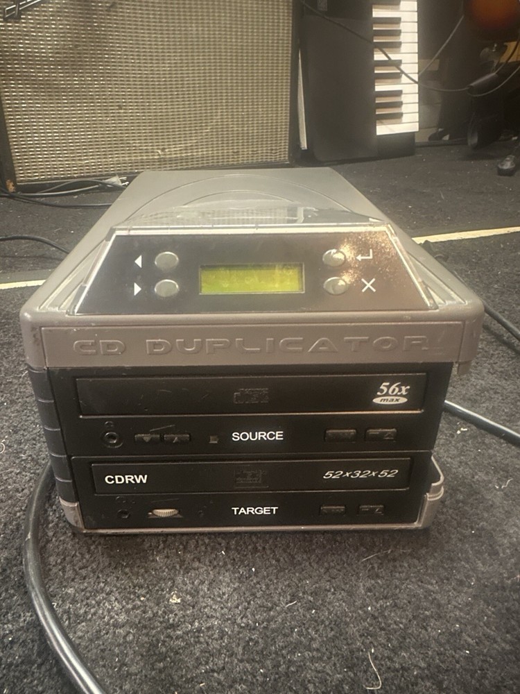 I/O/M-DM2 Optical CD Duplicator 2 Drive Copier, USB 2.0/D33773-  Read Info.