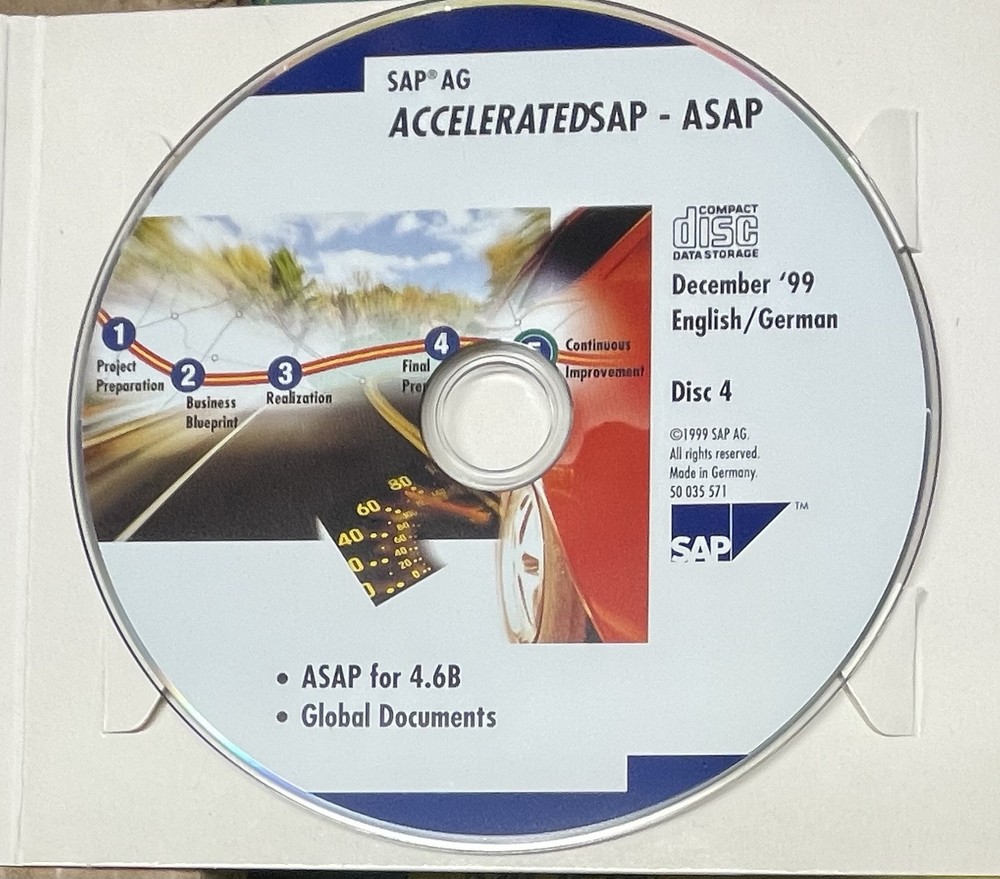 Vintage SAP Software Bundle - R/3 System - AcceleratedSAP
