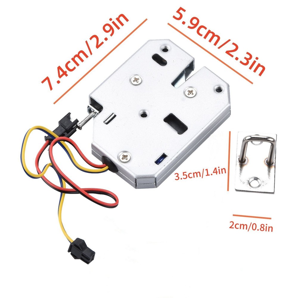 12V Access Control Electromagnetic Security Electric Magnetic Lock Door