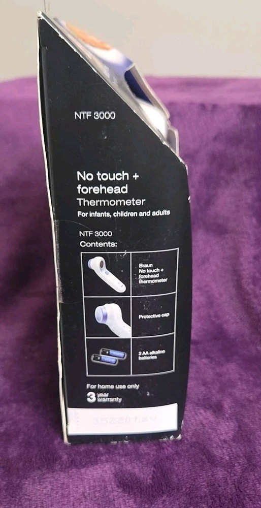 Braun Digital No Touch Forehead Thermometer, New, Sealed