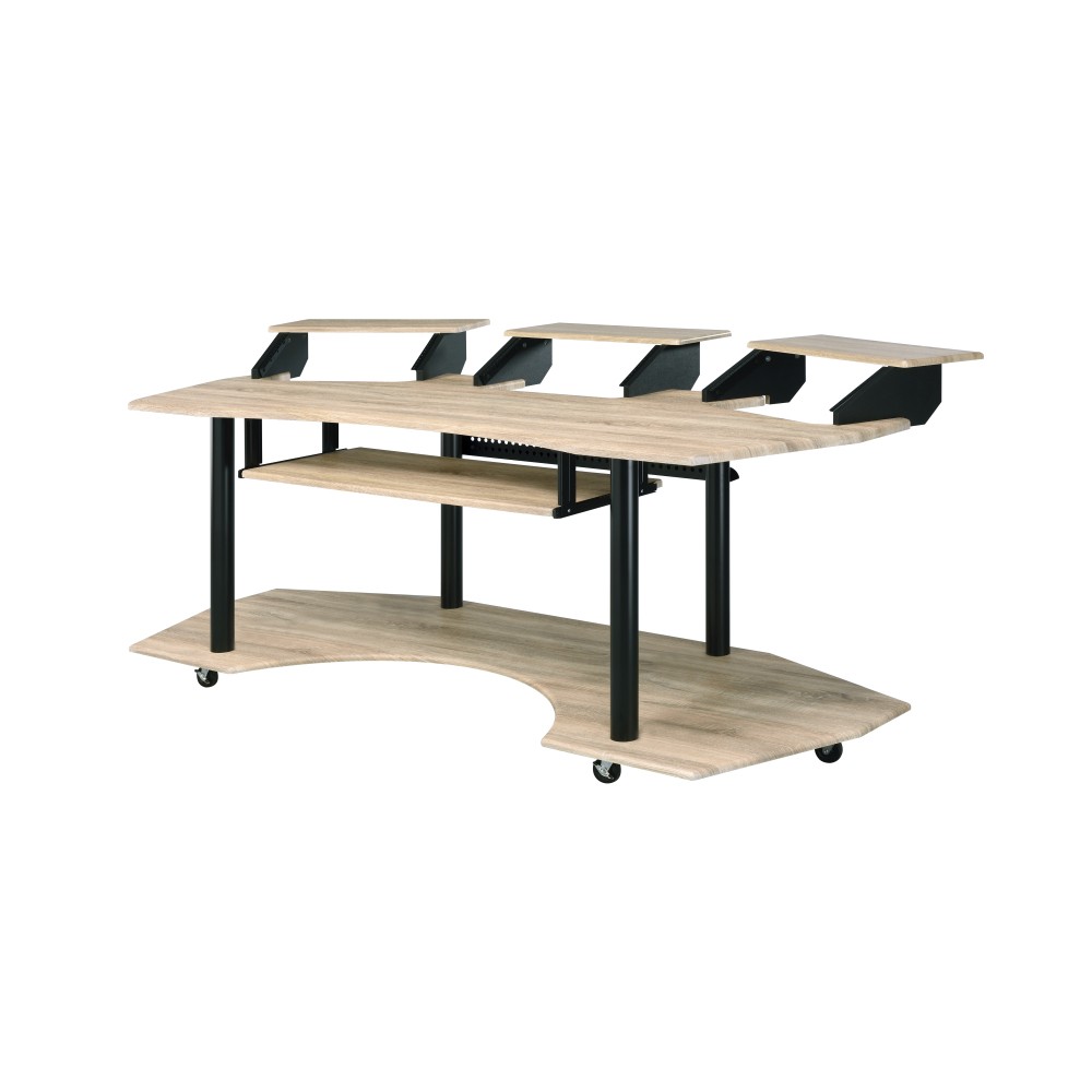 Music Studio Desk-Recording Workstation w/Cable ManagementStudio Equipment Ready