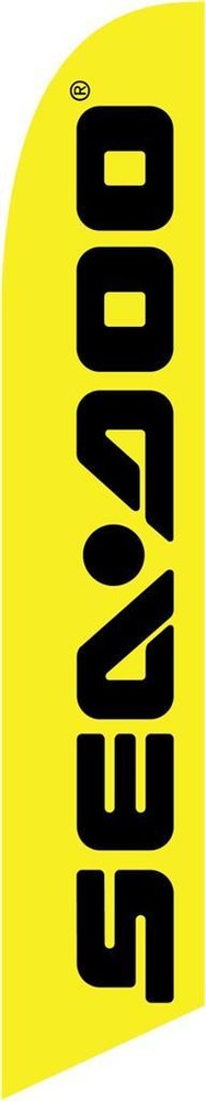 SeaDoo 12ft Feather Banner Swooper Flag - FLAG ONLY