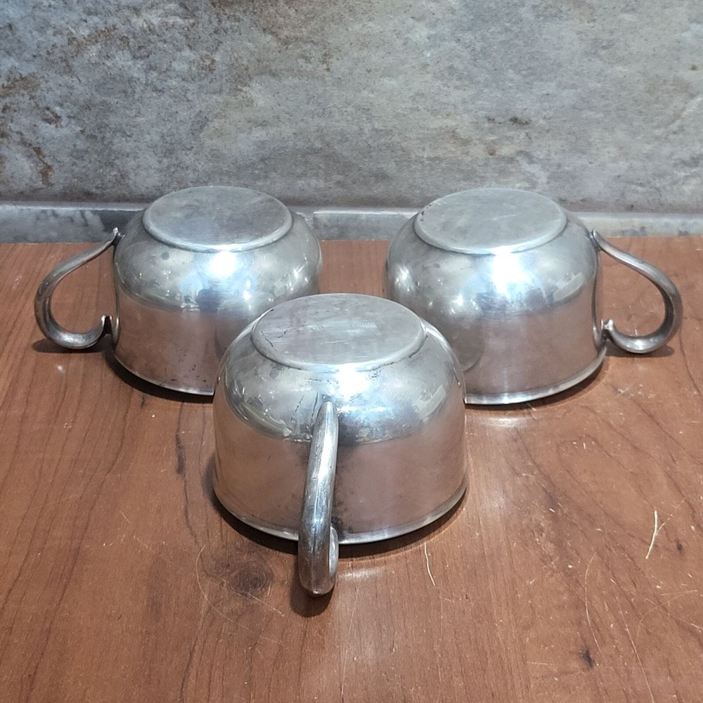 Vintage Oneida Silversmiths Cup Set of 3