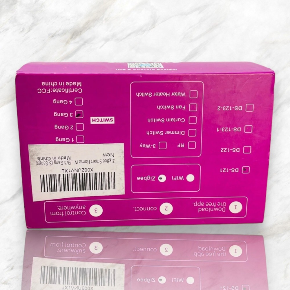 ZigBee Smart Switch DS-121 (3 Gang) | White