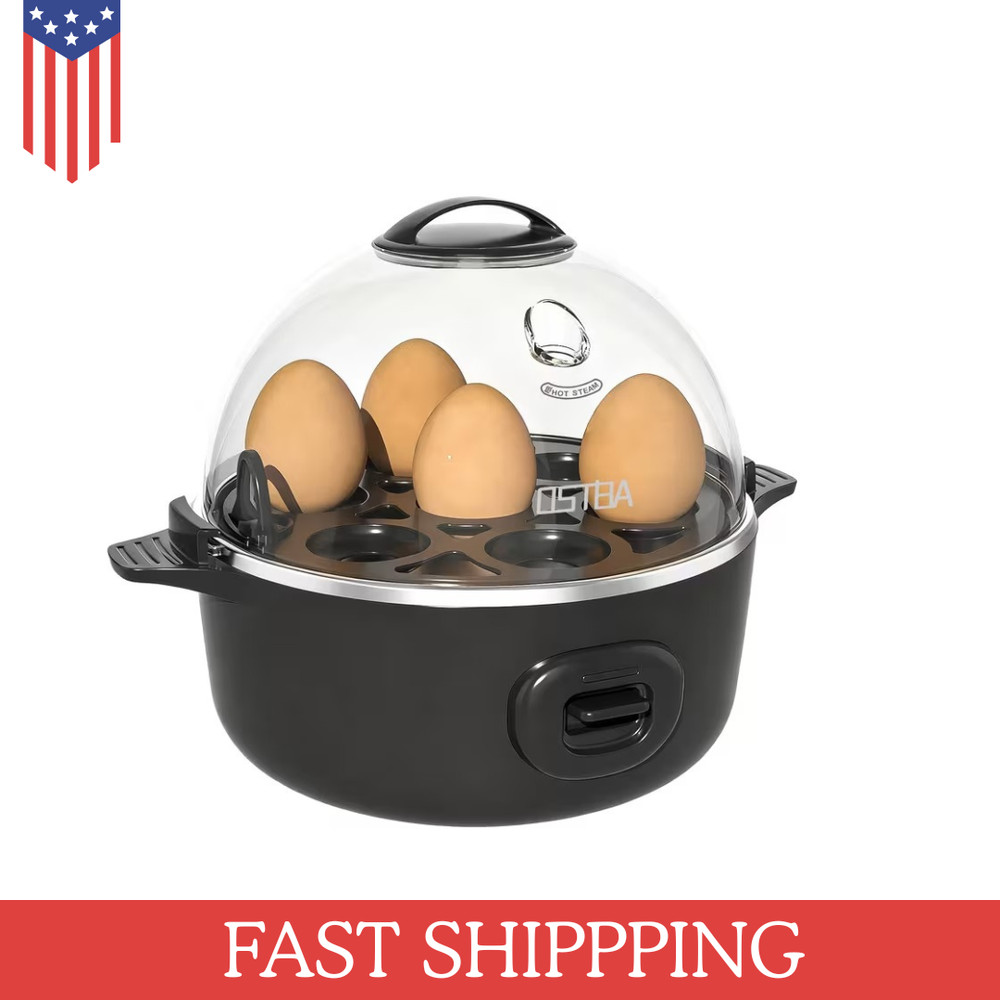 DASH Deluxe Rapid Egg Cooker for Hard Boiled, Poached, Scrambled Eggs, Omelets