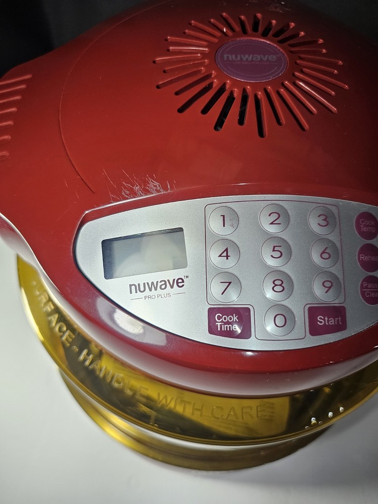 Working NuWave Pro Plus Infrared Oven in Red Model 20653