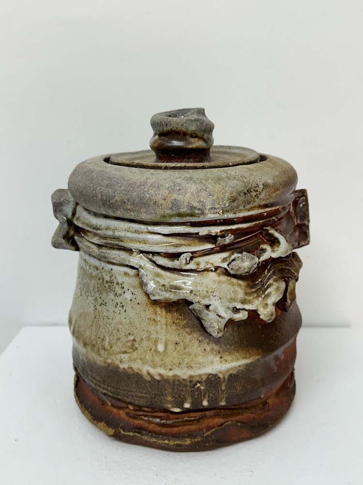 John Jessiman Pottery Wood-fired Lidded Jar