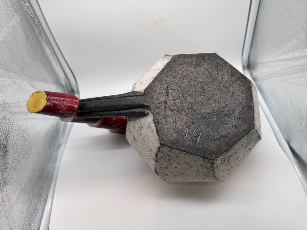 1994 Studio Art Pottery John Ransmeier Signed Ceramic Teapot