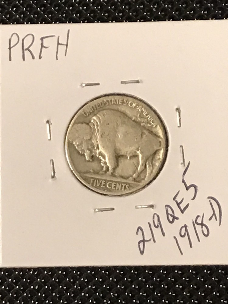 1918-D Buffalo nickel G