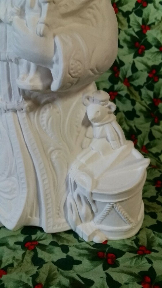 Ceramic Bisque ~~ Ready to Paint ~Gare~ Nut Cracker Santa