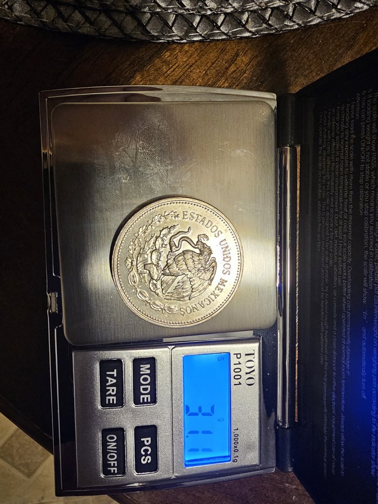 1986- Mexico, 100 1.oz Silver