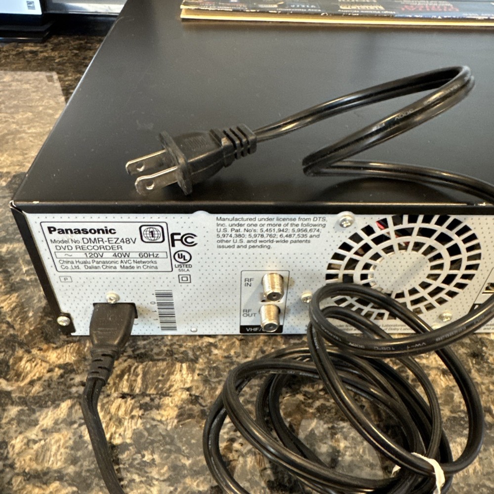 Panasonic DMR-EZ48V DVD VCR Combo Record UNTESTED Might Work No Remote
