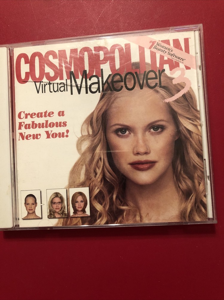 Cosmopolitan Virtual Makeover PC CD ROM Windows 95/98/NT B452