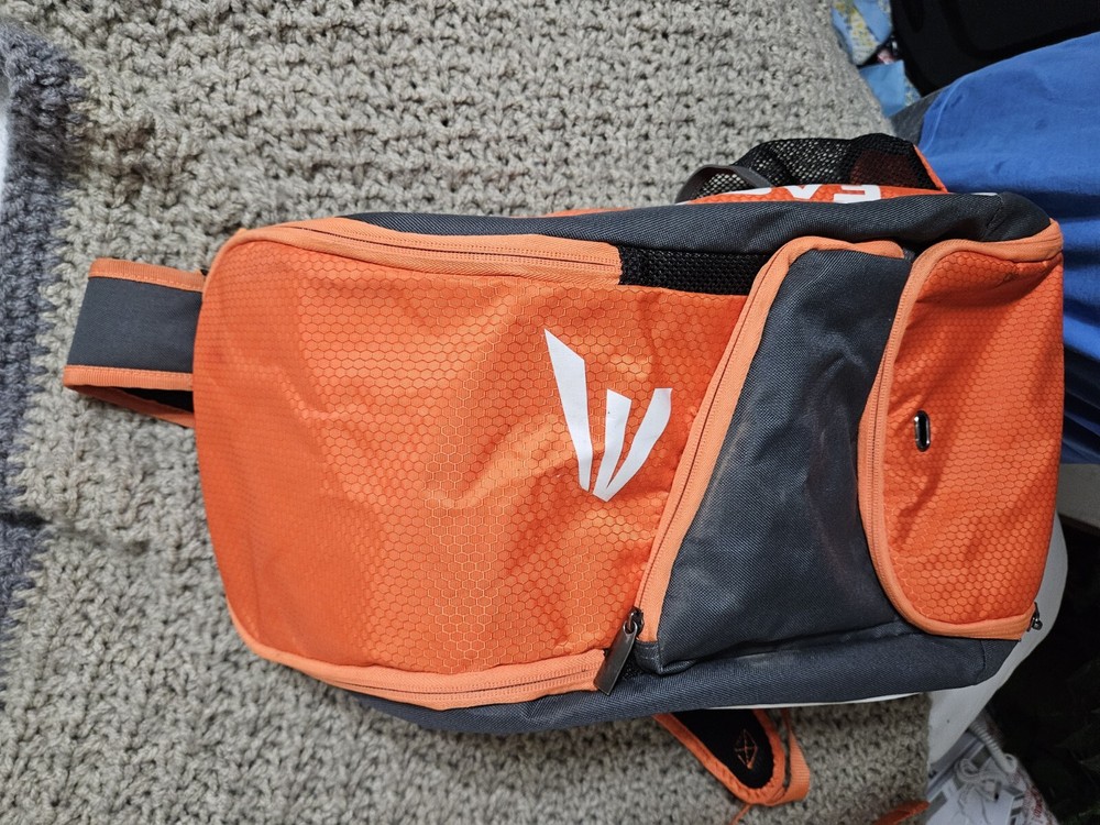 Easton Baseball Bat Bag Backpack Orange Black