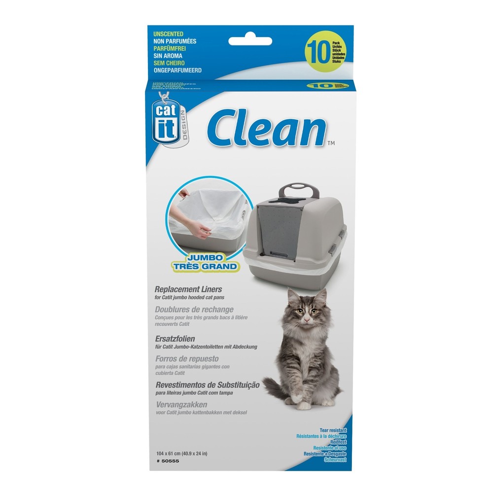 Catit Clean Biodegradable Liners, Jumbo 10ct