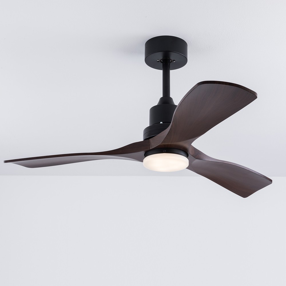 42" Flush Mount Indoor Ceiling Fan Light with Remote Control & AAA Batteries