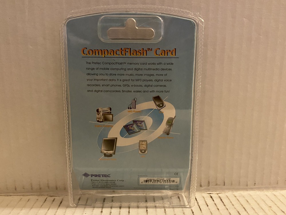 Pretec 1GB CompactFlash CF Card