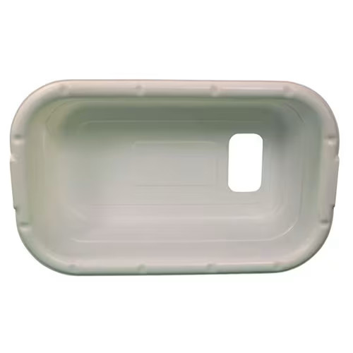 AyrKing B-302 White 7-3/4" Plastic Lug With Hole