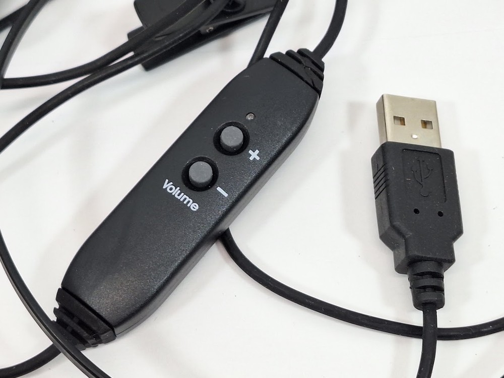 Spectra USB Transcription Headset with in line volume control
