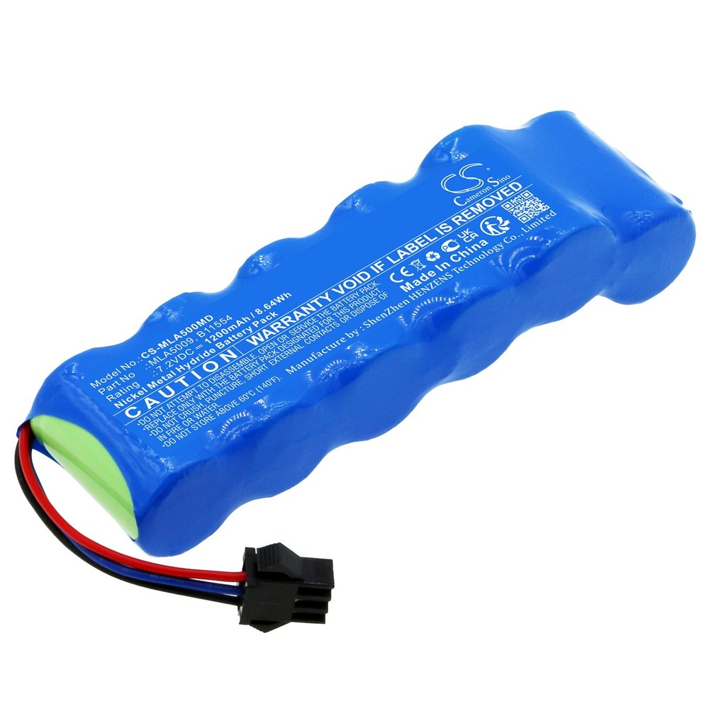 BATTERIE 1200mAh MLA5009 B11554 For Microlab 3500 Pulmonary Function Test Type