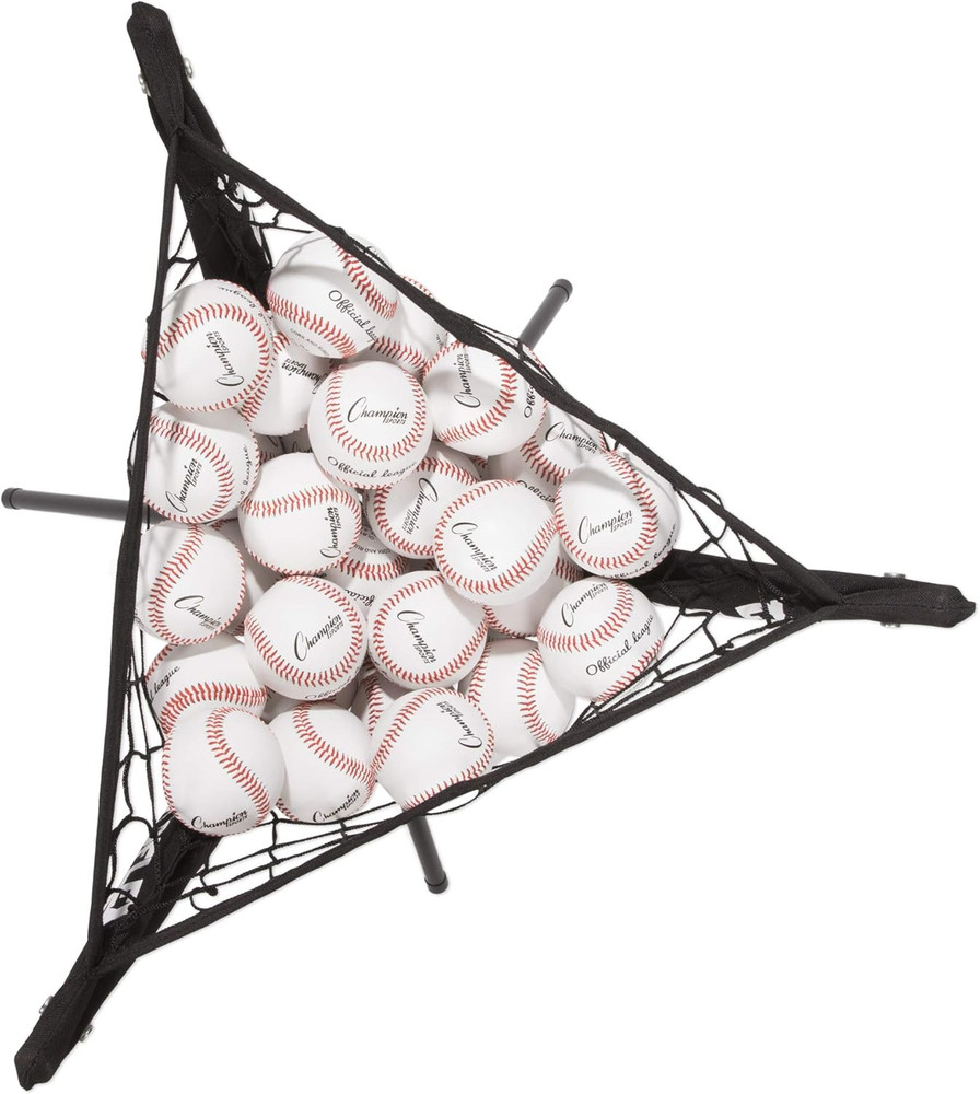 Rhino® Flex Ball Caddy - Knotless Polyester Net with Iron Frame - Lightweight Po