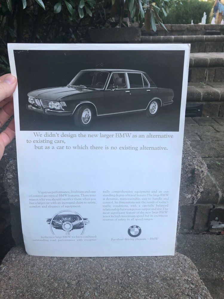 1969 BMW 2500 Spec Sheet