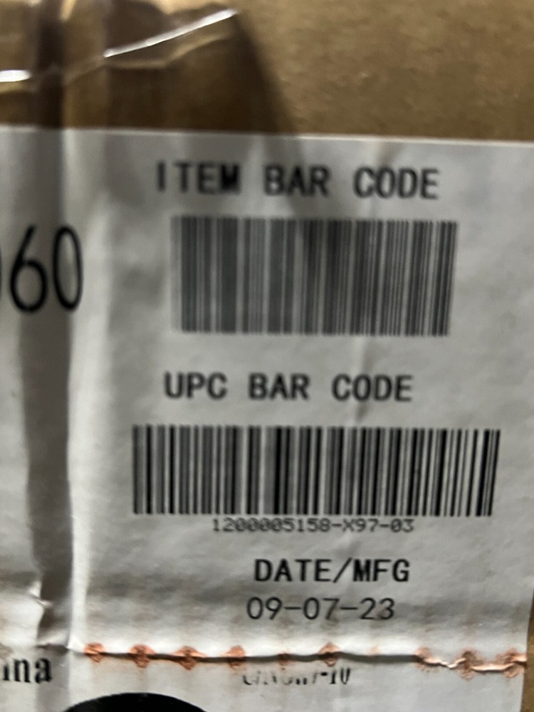 NSF 25010060 Water Softener Pressure Vessel Tank 1252 Black 2.5" 1200005158