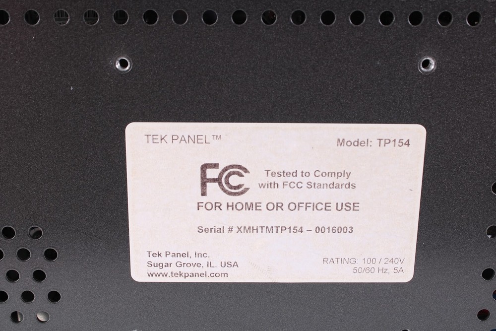 Tek Panel / Grass Valley TP154 Monitor Control