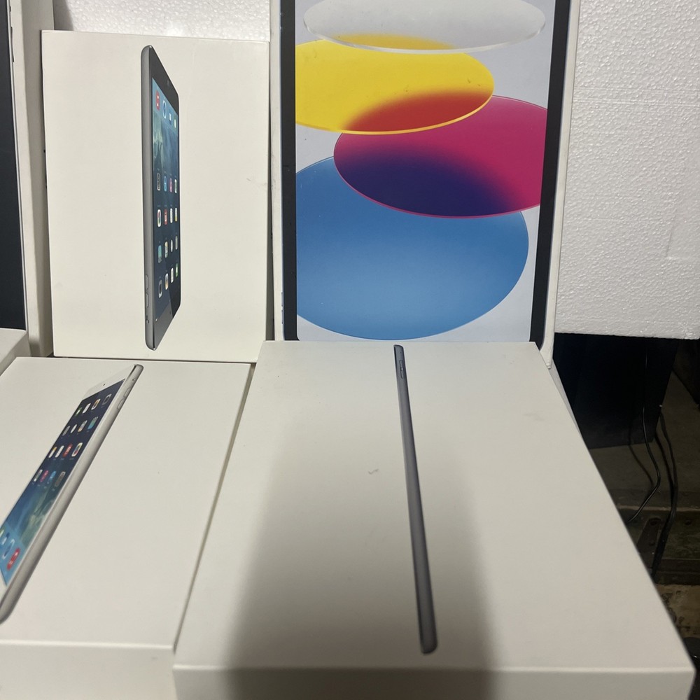 Lot Of 6 Apple iPad Empty Boxes