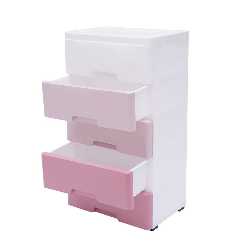 Cupboard 5layer Cloth Storage Drawers Storage Cabinet Small Closet Organizer Set