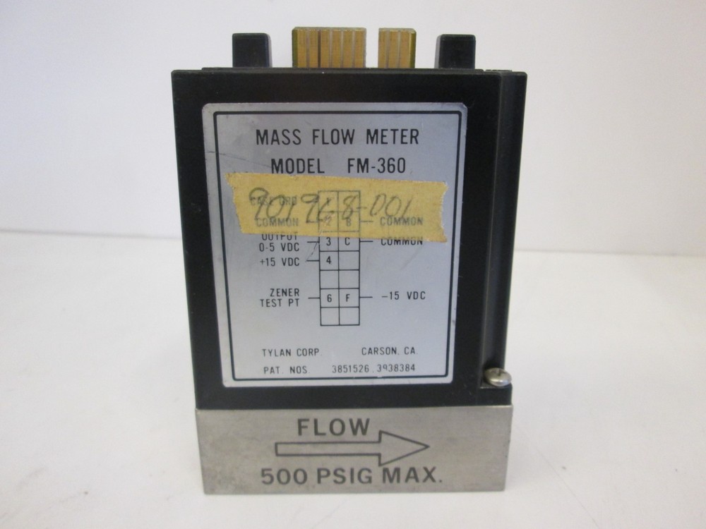 Tylan, FM-360, Mass Flow Controller, N2, 5 SLPM, Used