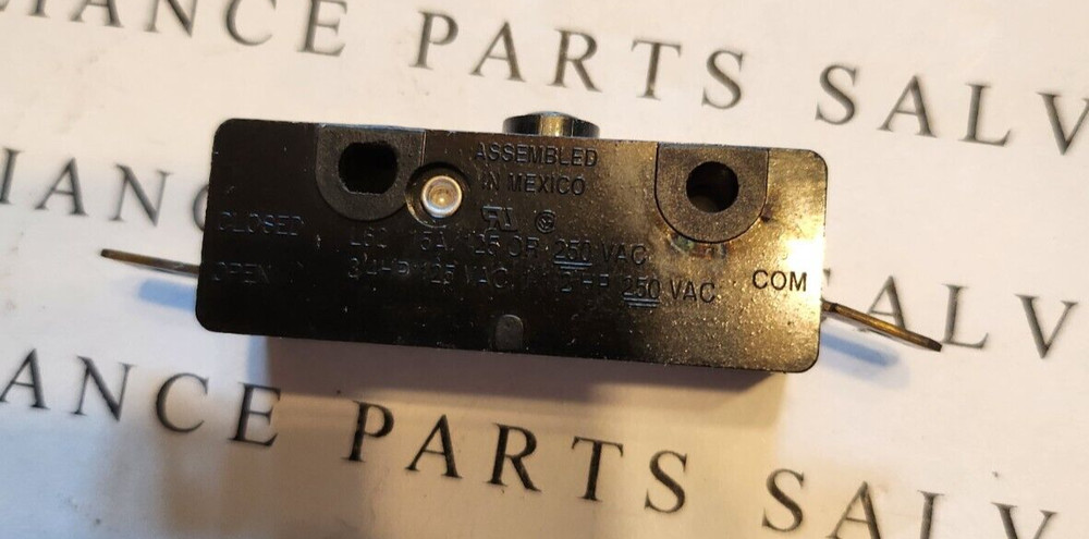 MICRO SWITCH NORMALLY OPEN BUTTON SWITCH L62 15A 125/250VAC TESTED