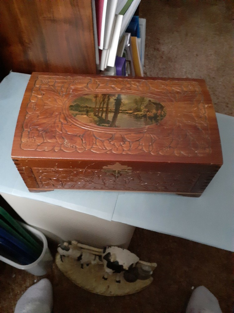Cedar Chest Jewerly Box Missing The Latch But very Nice