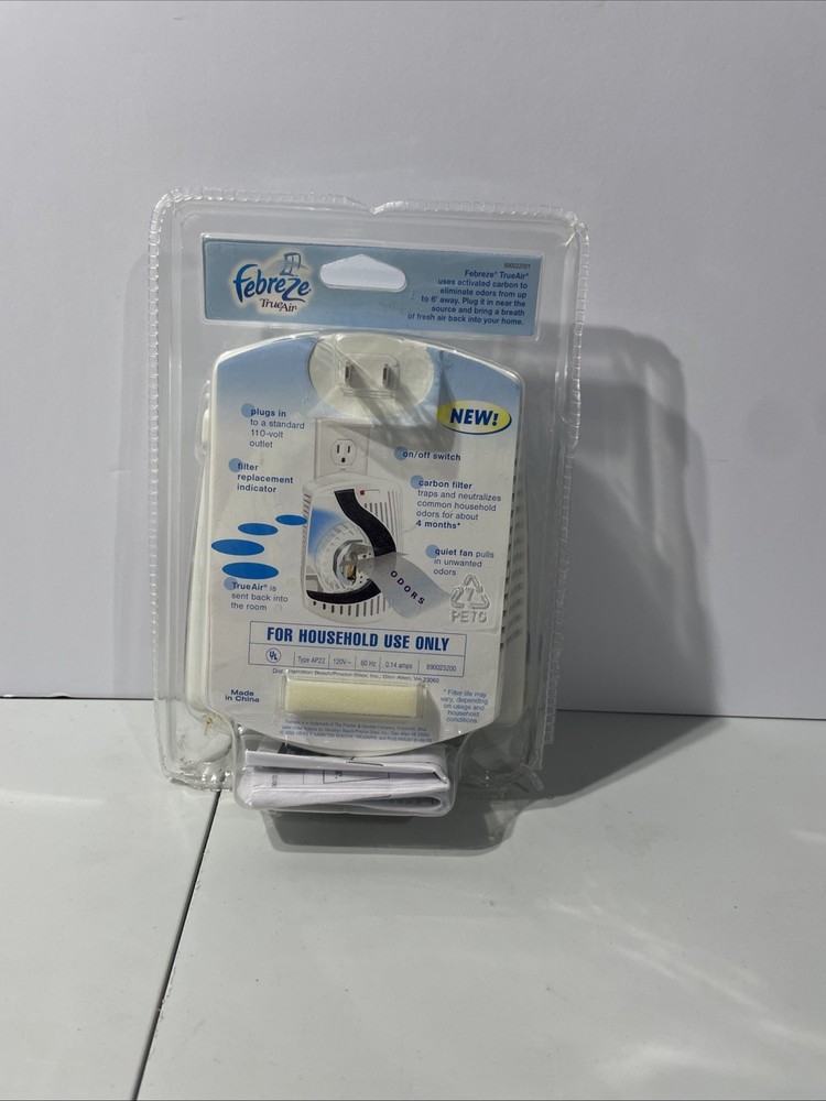 Febreze True Air 04530F Carbon FilterPlug-Mount Odor Eliminator