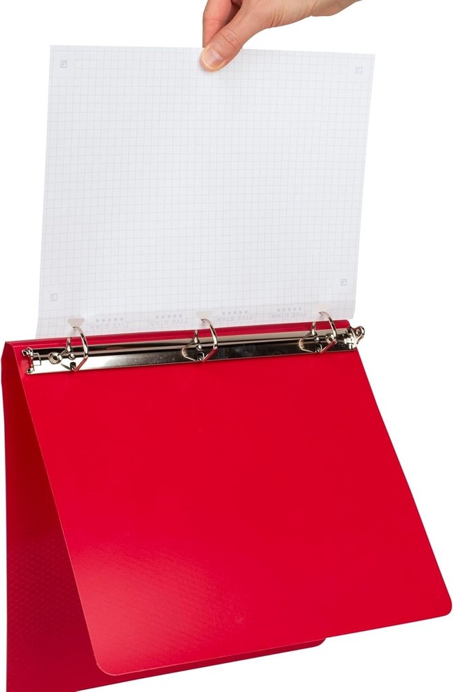 Reinforced Graph Ruled Loose Leaf Paper with Study App Compatibility - 80 Sheets