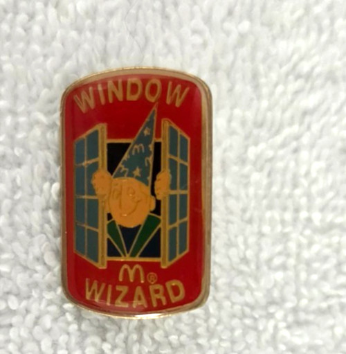 McDonald’s PIN WINDOW WIZARD COLLECTIBLES HTF