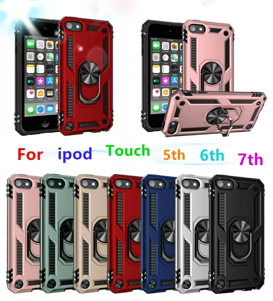 For iPod Touch 5th & 6th & 7th Gen Heavy Duty Shockproof Protect Case