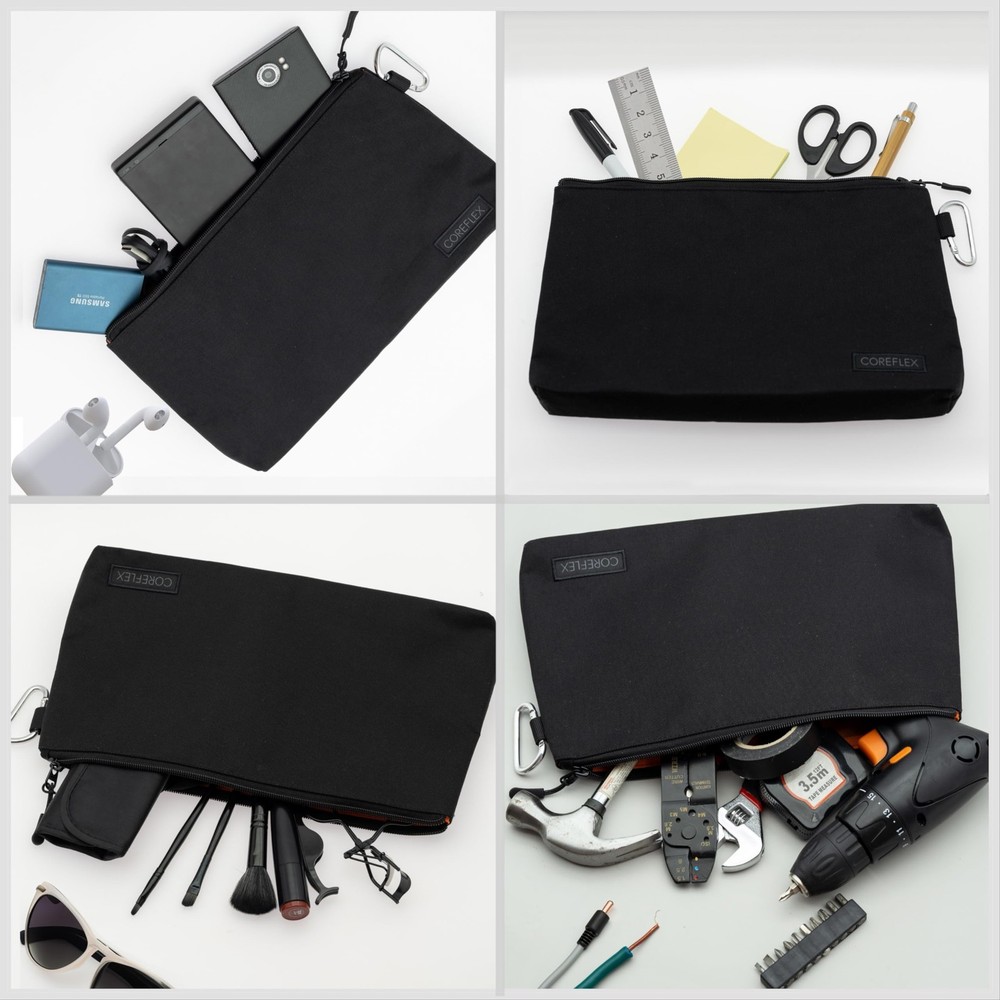 COREFLEX Premium Tool Pouch Zipper Bag, Small Tool Bag, Multipurpose Storage ...
