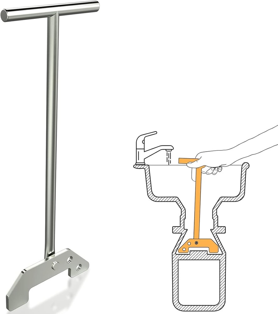 Wrench,Garbage Disposal Wrench,Silver Garbage Disposal Wrench Tool,for Remove U