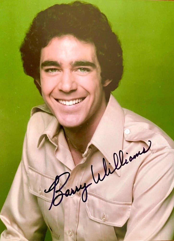 BARRY WILLIAMS signed 8x10 photo - Greg Brady