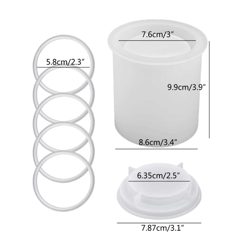 Silicone Flowerpot Cup Mold Silicone Material Hand-Making Accessory