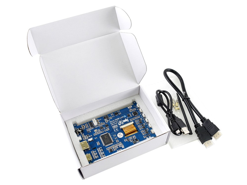 Waveshare 800x480 5inch Resistive Touch Screen LCD for Raspberry Pi 4B/3B+/3B