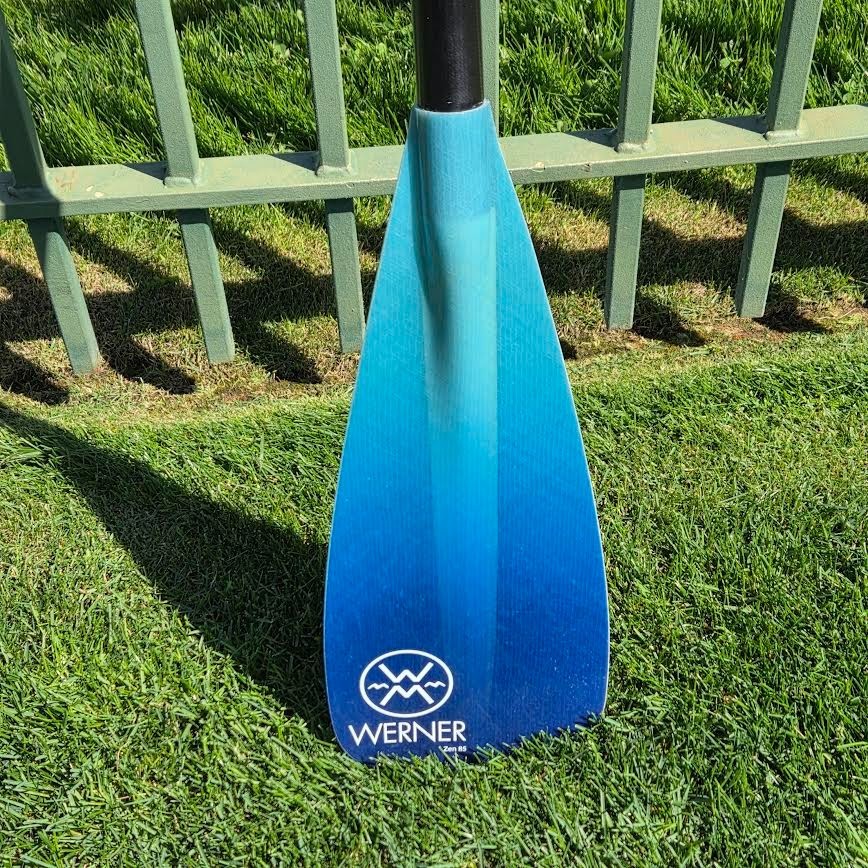 Werner Zen 85 Adjustable SUP Paddle with Leverlock System &Small Diameter Shaft