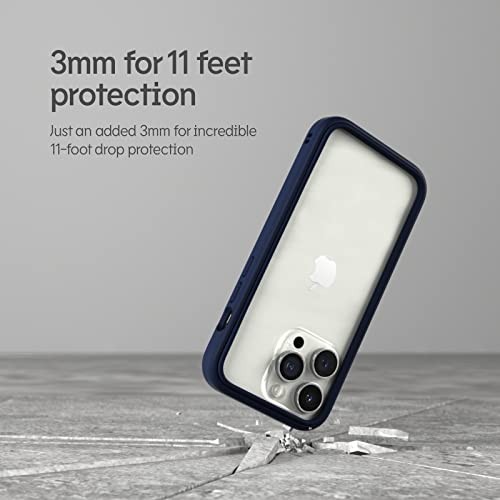 Bumper Case Compatible with [iPhone 14 Pro] | CrashGuard iPhone 14 Pro - Black