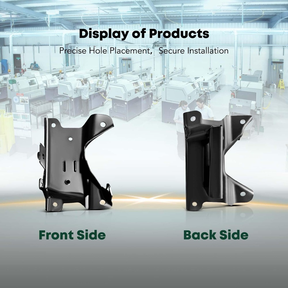 Front Driver Side Bumper Bracket for Silverado 1500 2007-2013 Outer Brace Steel