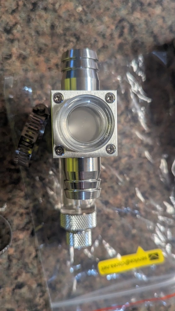 External Inline Co2 Diffuser 16/22 mm Bubble Counter Planted Aquarium ALUMINUM