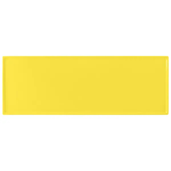 TableCraft CW2107Y Rectangular Full Size Cooling Serving Tray - Yellow