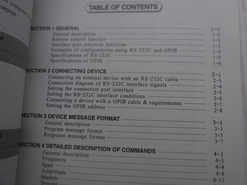 IFR 2398 Spectrum Analyzer Operation Manual Vol. 2