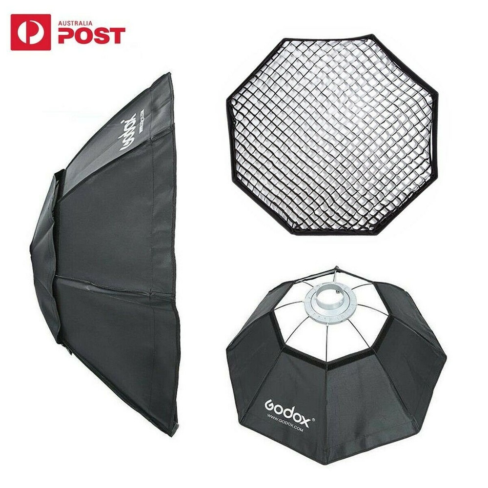 Godox 95cm Octagon Softbox Bowens Mount + Honeycomb Grid For Studio Flash Light