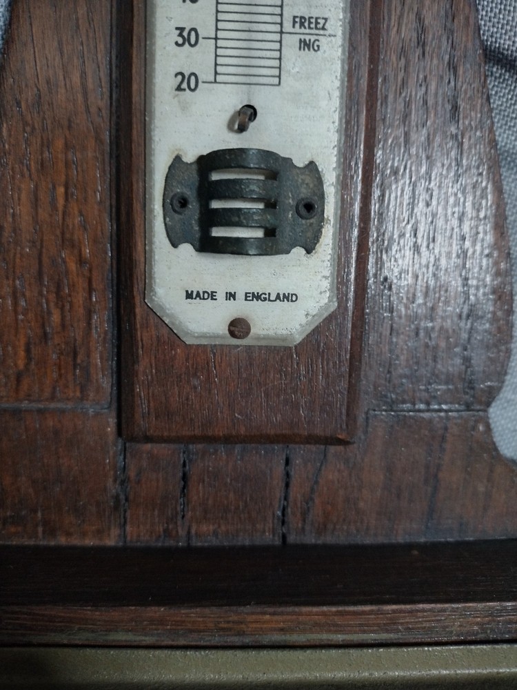 Vintage British Barometer - Missing Thermometer
